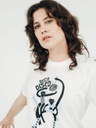 [YEY-S25W-G51260-White-XS] MADEMOISELLE YEYE | T-shirt Disco Disco - White (-XS-)