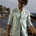 FAGUO | Chemise Ivoy en coton et lin - Green