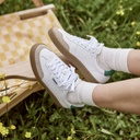 FAGUO | Basket Lumbo Leather Suède - White