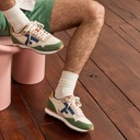 FAGUO | Basket Elm  Suede - Ecru et kaki