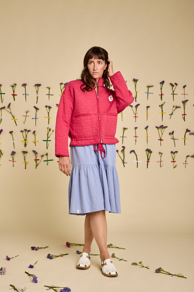 GRAINE | Veste matelassée Renaître - Framboise