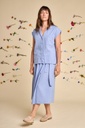 [GRA-S25W-GRSS25RESON002] GRAINE | Chemise en coton biologique Résonner - Bleu ciel ( -S-)