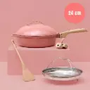 COOKUT || La Fabuleuse Poêle 8 En 1 – 24 Cm – Pivoine 