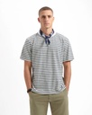 Kuyichi | T-shirt Liam en coton bio et chanvre - Woodland Grey Off White 