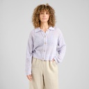 DEDICATED | Cardigan Knitted Rosendal Crochet - Purple Thistle