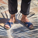 [SHA-UNISEX-MIDNIGHT-40-41] SHANGIES by stilov - Sandales unisexes - Midnight Blue (40/41)
