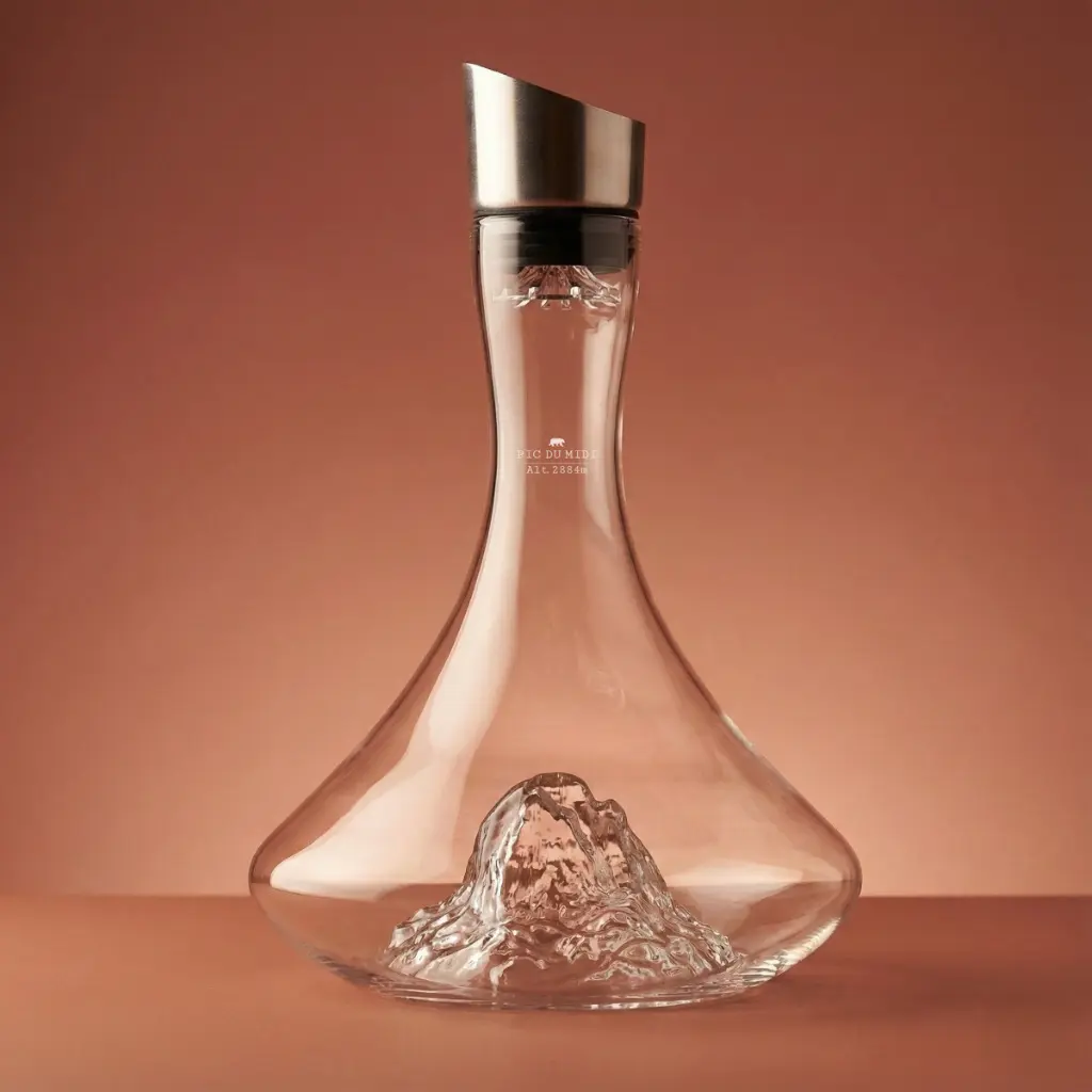 ALASKAN MAKER || Carafe à vin Topographic Pic du Midi