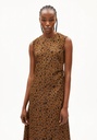 ARMEDANGELS | Robe longue EMALANAA LEOPAA - dark camel