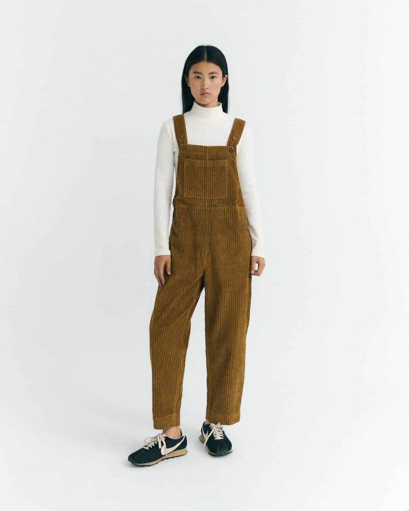 THINKING MU | Combinaison Light Oak en velours - Brown