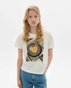 THINKING MU | PANCAKE IDA TEE - WHITE