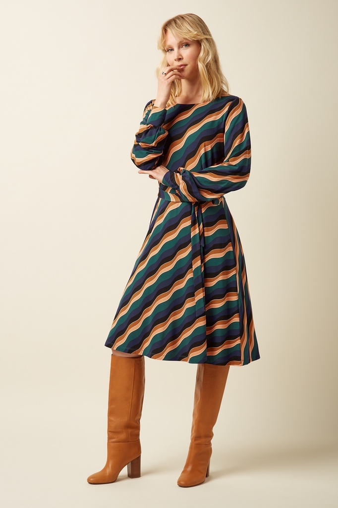 KING LOUIE | Robe Betty Puff Razzle - Dragonfly Green