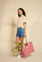 HindBag | Cabas Claude - Vichy Rose