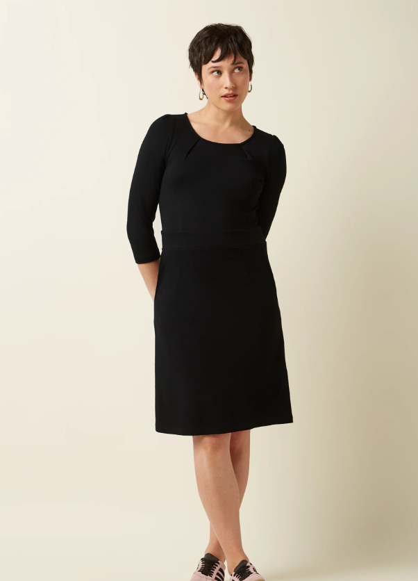 KING LOUIE | Robe Mona Milano Crepe - Black 