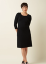 KING LOUIE | Robe Mona Milano Crepe - Black 