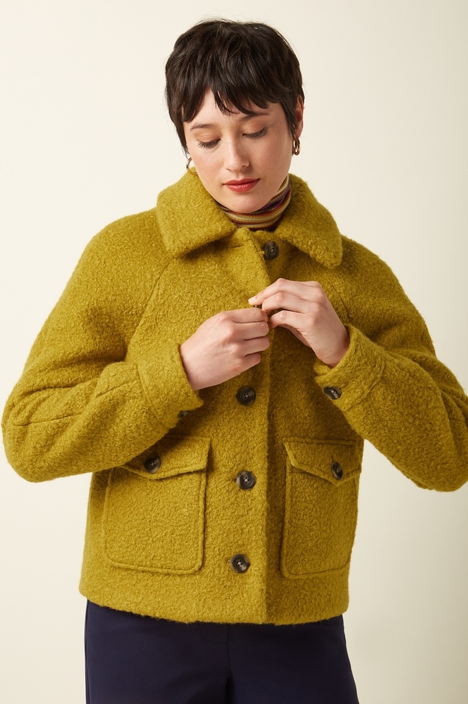 KING LOUIE | Manteau Sylvie Chopsui - Curry Yellow