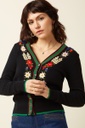 KING LOUIE | Gilet V Rib Cardi Perry - Black 