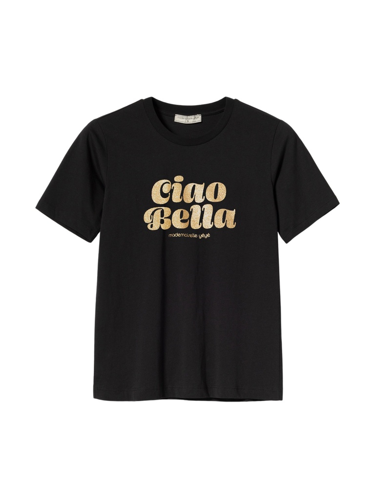 MADEMOISELLE YEYE | Ciao Bella T-Shirt - Black