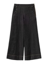 [YEY-W25W-G52501-Black-XS] MADEMOISELLE YEYE | Pantalon Promenade - Black (-XS-)