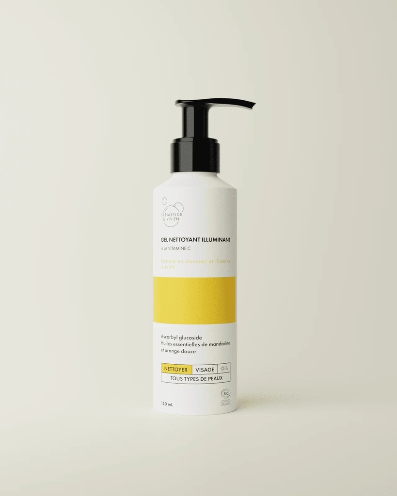 CLÉMENCE ET VIVIEN || Gel Nettoyant Illuminant – 150 ml