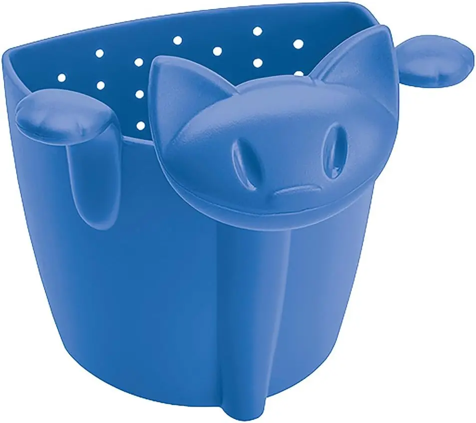 Koziol || Passoire à thé Miaou – Bleu intense