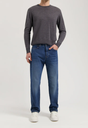 MUD JEANS || Jean Alex Mid Loose – Rustic Blue – Homme