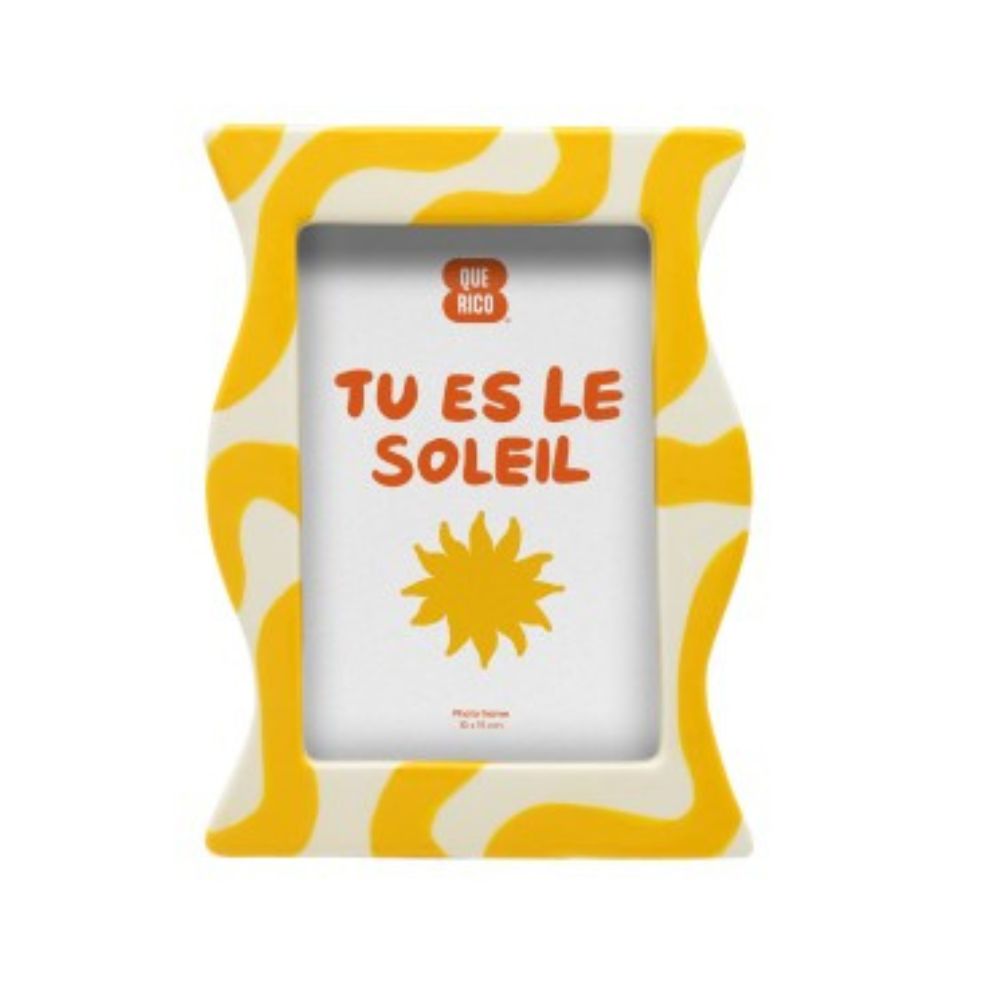 QUE RICO || Cadre Photo Francisco – Jaune