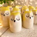 PICURU CERAMICAS || Figurine en céramique – Amulette Hibou de l'énergie