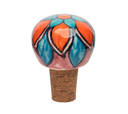 TRANQUILLO || Bouchon de bouteille FLORAL – Bleu / Rouge