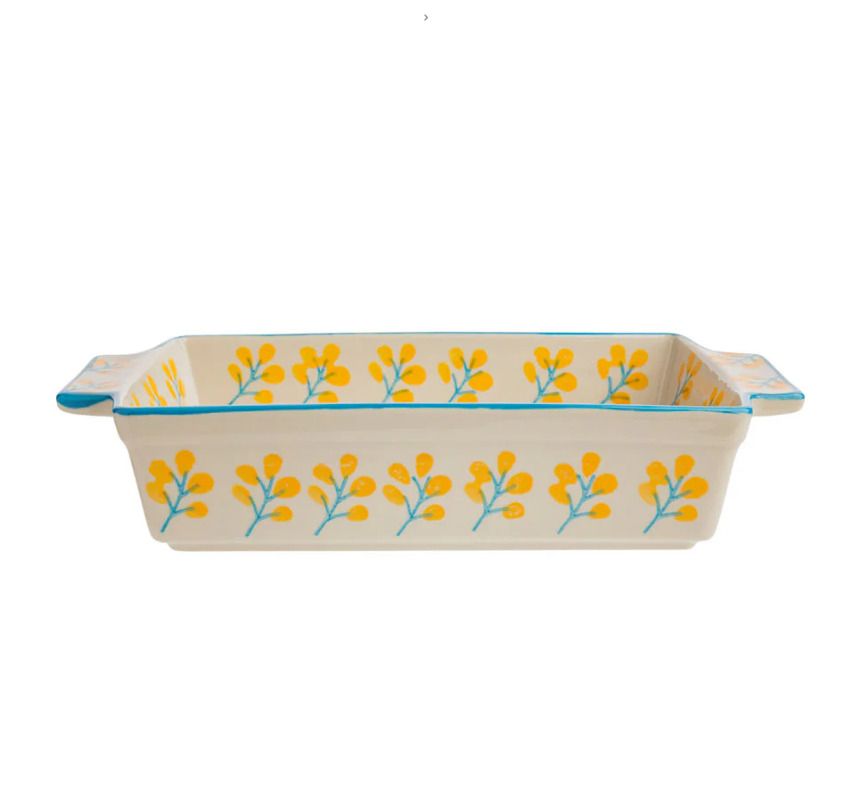 TRANQUILLO || Moule à gâteau FLORAL – Bleu / Jaune