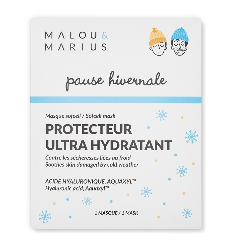 Malou & Marius |  Masque Pause hivernale : ultra hydratant. NEW POCHETTE