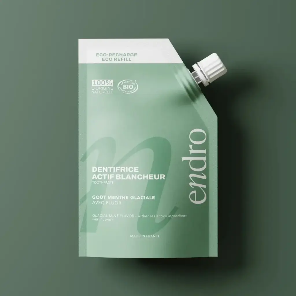 ENDRO || Recharge Dentifrice Actif Blancheur 350G – Menthe Glaciale