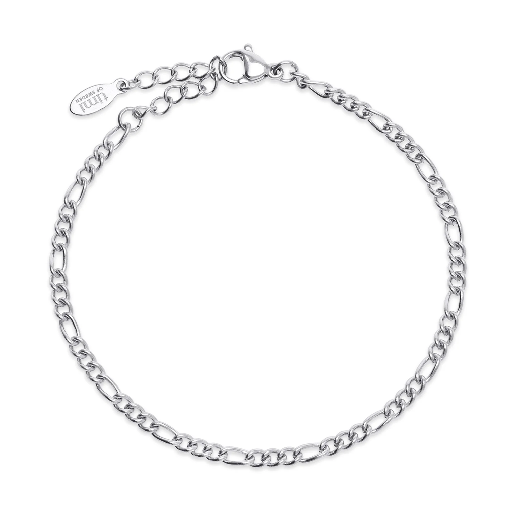 Timi || Bracelet Hugo à chaîne en acier inoxydable – Argent