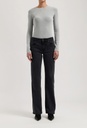 MUD JEANS || Jean Carry Mid Straight – Black Vintage – Femme