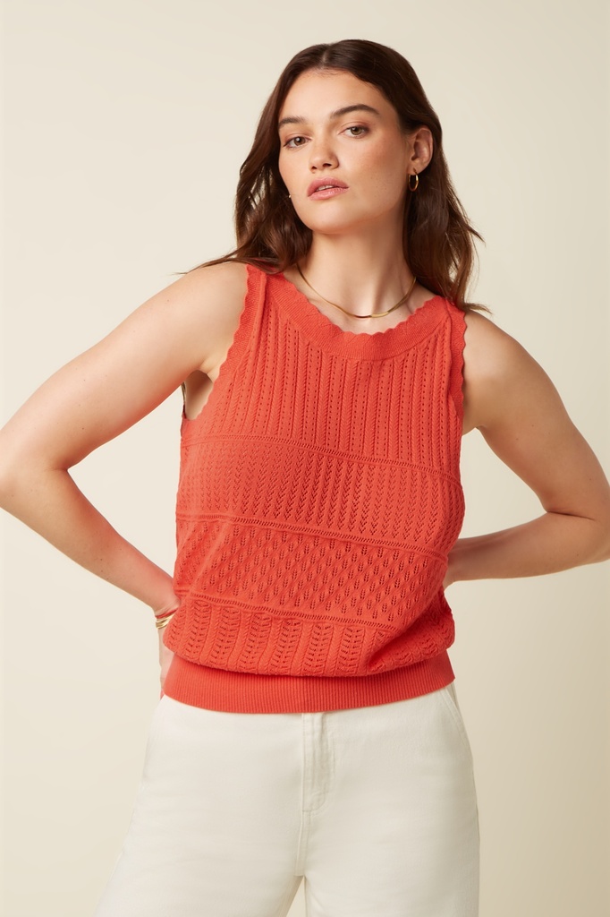 KING LOUIE || Nicky Top Rocky Ajour – Summer Fig