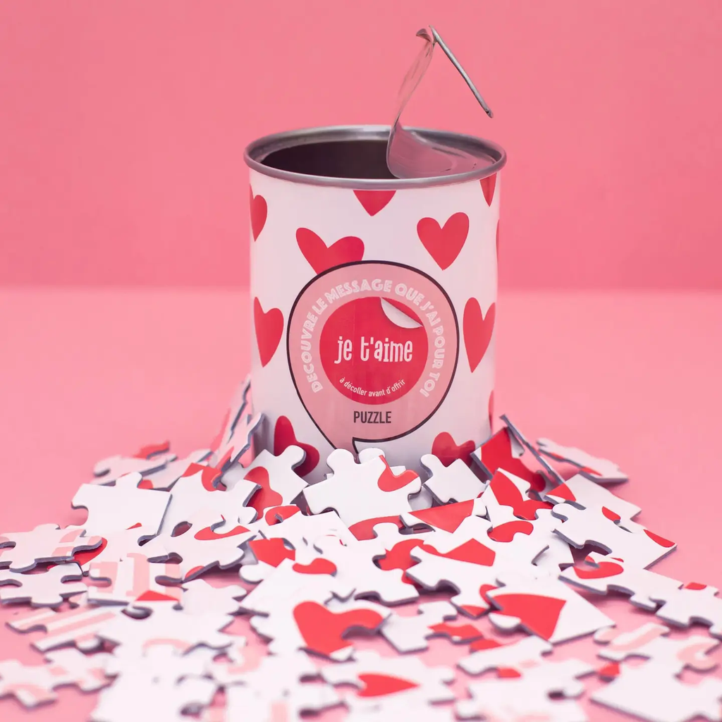 MauvaisesGraines | Puzzle à message "Je t'aime"