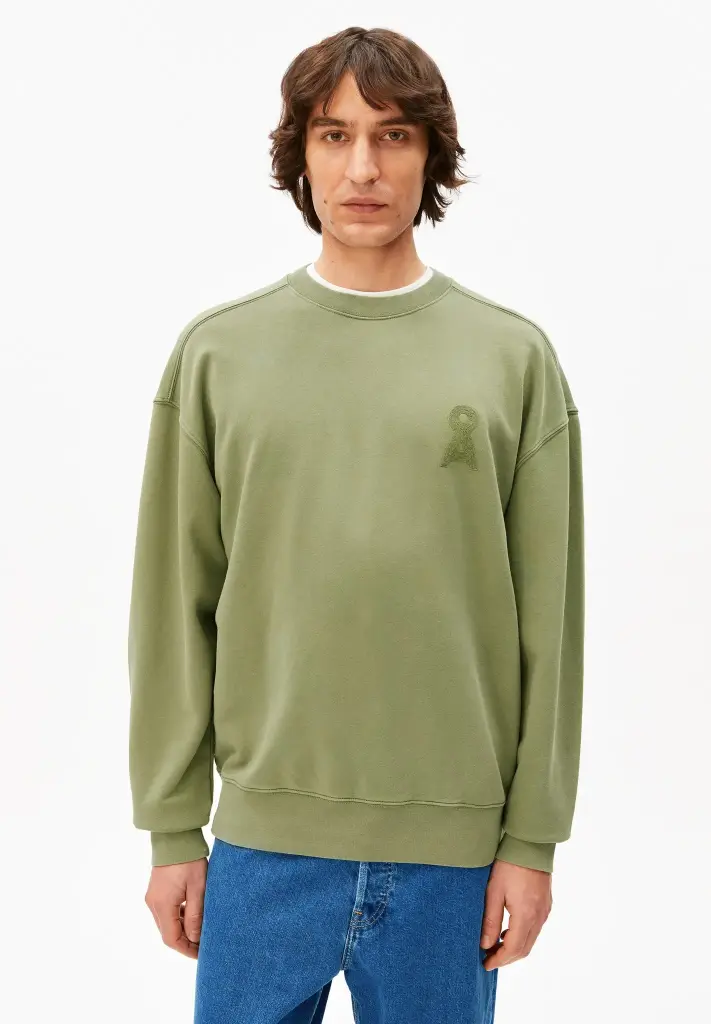 ARMEDANGELS || Sweat Iconic Aa Gtm – Fatigue Green Washed