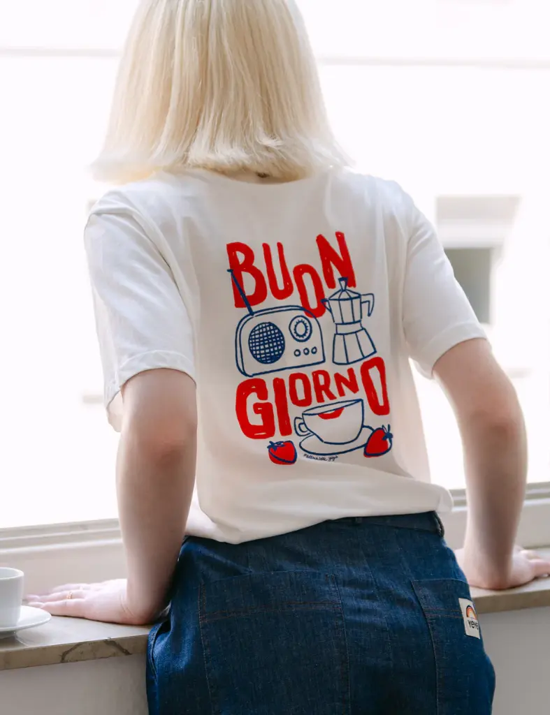 MADEMOISELLE YEYE || Tee-Shirt Buongiorno – White