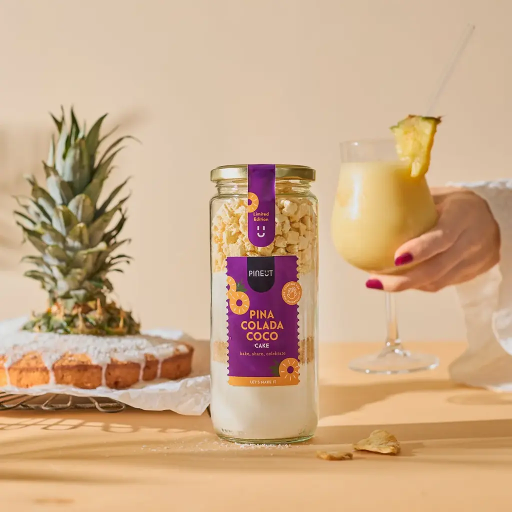 PINEUT || Préparation pour gâteau Piña Colada en bouteille