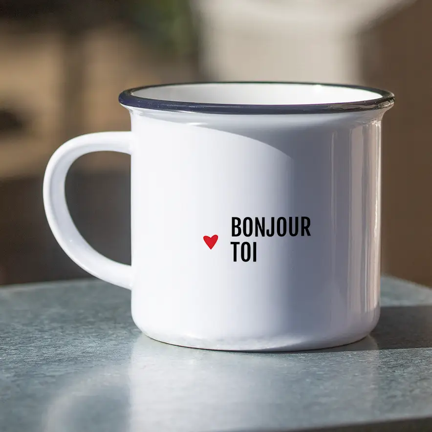 BIBICHE FAIT SON CIRQUE || Mug – Bonjour toi / Saint-Valentin