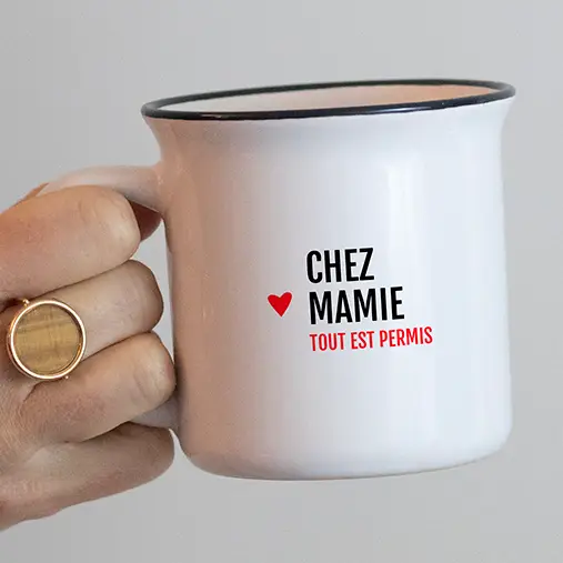BIBICHE FAIT SON CIRQUE || Mug – Tout est permis (Chez Mamie)