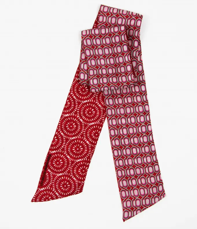 LES BELLES VAGABONDES |  Bandeau Peony Rouge 