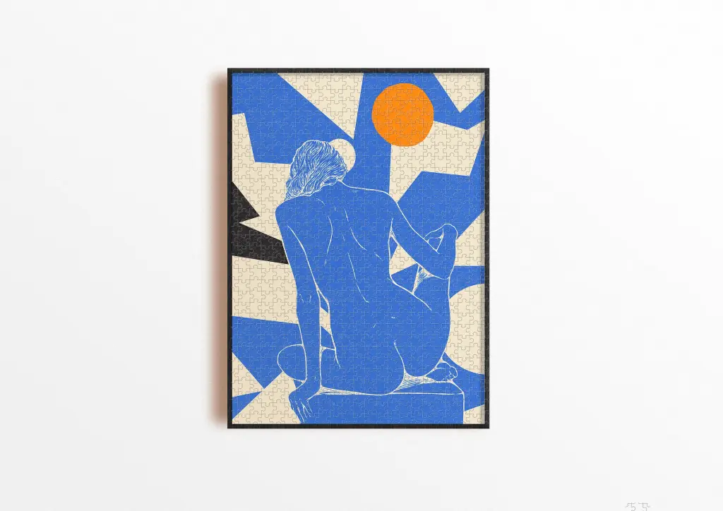 PIECE & LOVE || Puzzle 1000 Pièces – Peau Bleue 