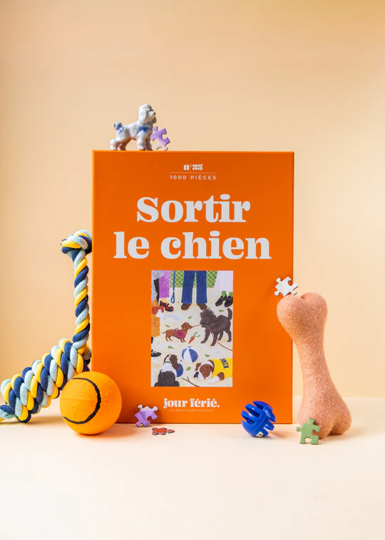 JOUR FÉRIÉ || Puzzle – Sortir le chien – 1000 pcs