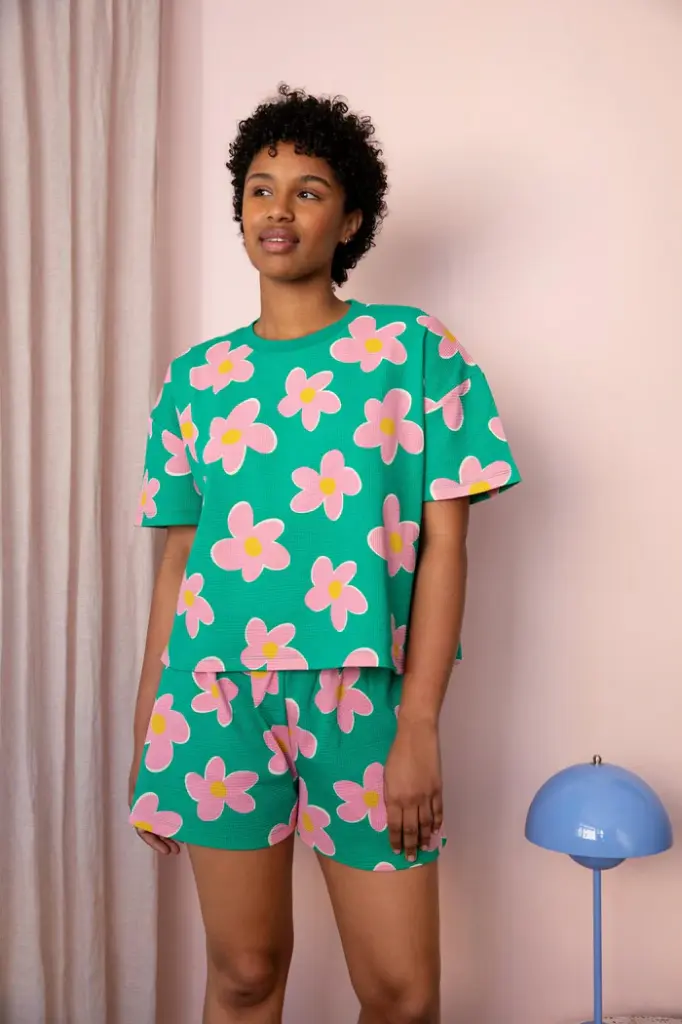 WE ARE JOLIES || Pyjama Gaufré – Big Flower