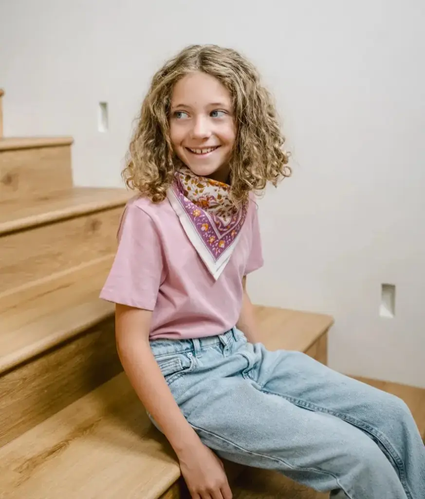 BINDI ATELIER || Petit Foulard – Folk Story Pétale