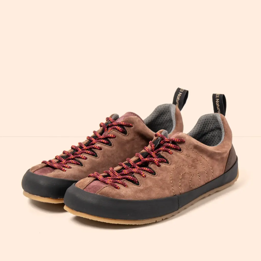 EL NATURALISTA || Bottines N6082 Silk Suede – Chocolate Nevora