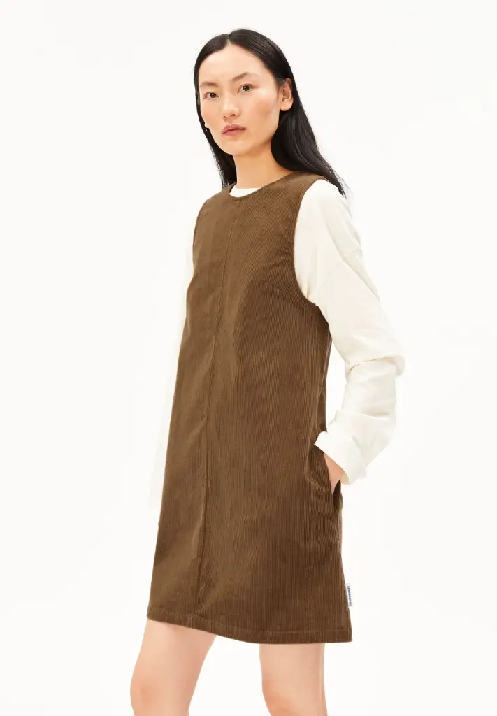 ARMEDANGELS || Robe courte en velours côtelé – Amberwood