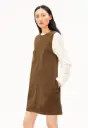 ARMEDANGELS || Robe courte en velours côtelé – Amberwood