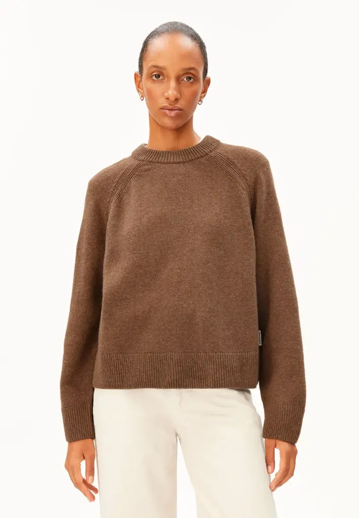 ARMEDANGELS || Pull en laine – Claystone Melange
