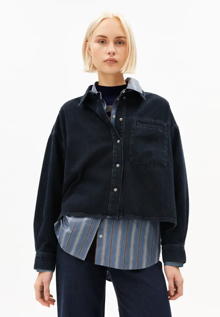 ARMEDANGELS || Blouse en jean Nalaani – Rinse